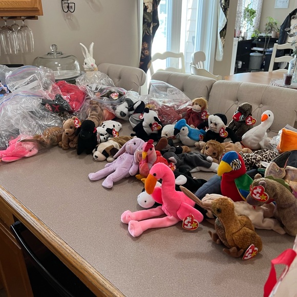 Grab Bag of 10 misc Beanie Babies NEW - Picture 3 of 4